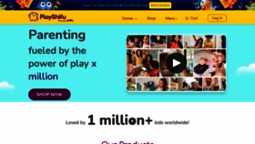 What Playshifu.com website looked like in 2022 (1 year ago)