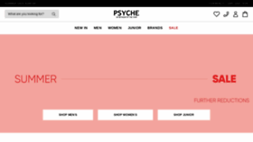 What Psyche.co.uk website looked like in 2022 (1 year ago)
