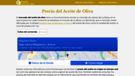 What Precioaceitedeoliva.net website looked like in 2022 (1 year ago)