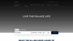 What Palaceresorts.com website looked like in 2022 (1 year ago)