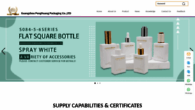 What Penghuangbottle.com website looked like in 2022 (1 year ago)