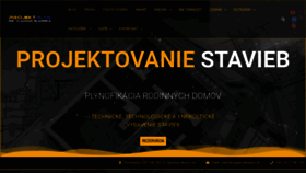 What Projektplyn.sk website looked like in 2022 (1 year ago)