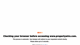 What Propertywire.com website looked like in 2022 (1 year ago)