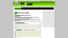 What Pixule.com website looked like in 2022 (1 year ago)
