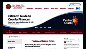 What Pinellasclerk.org website looked like in 2022 (1 year ago)