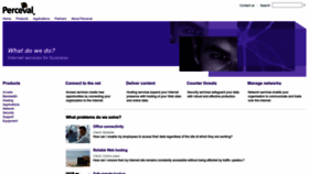 What Perceval.be website looked like in 2022 (1 year ago)