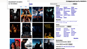 What Peliculas21.com website looked like in 2022 (1 year ago)