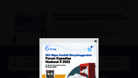 What Pengadaan.com website looked like in 2022 (1 year ago)