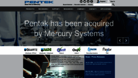 What Pentek.com website looked like in 2022 (1 year ago)