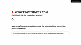 What Pinoyfitness.com website looked like in 2022 (1 year ago)