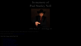 What Paulnoll.com website looked like in 2022 (1 year ago)