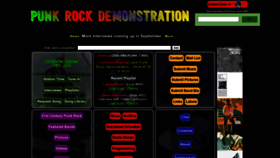What Punkrockdemo.com website looked like in 2022 (1 year ago)