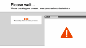 What Personeelsvoordeelwinkel.nl website looked like in 2022 (1 year ago)