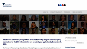 What Pickeringfellowship.org website looked like in 2022 (1 year ago)