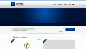 What Pmd-studio.com website looked like in 2022 (1 year ago)