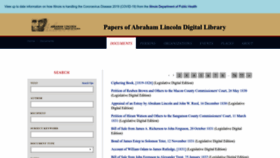 What Papersofabrahamlincoln.org website looked like in 2022 (1 year ago)