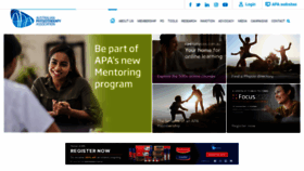 What Physiotherapy.asn.au website looked like in 2022 (1 year ago)