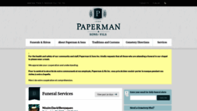 What Paperman.com website looked like in 2022 (1 year ago)