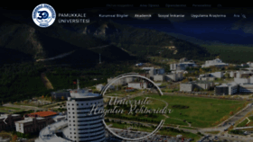 What Pamukkale.edu.tr website looked like in 2022 (1 year ago)