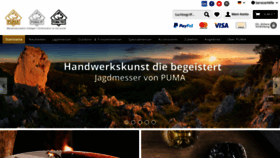 What Pumaknives.de website looked like in 2022 (3 years ago)