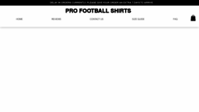 What Profootballshirt.com website looked like in 2022 (1 year ago)