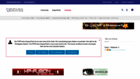 What Phpfusion-supportclub.de website looked like in 2022 (1 year ago)