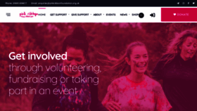 What Pinkribbonfoundation.org.uk website looked like in 2022 (1 year ago)