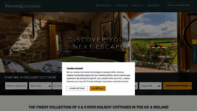 What Premiercottages.co.uk website looked like in 2022 (1 year ago)