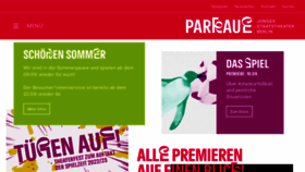 What Parkaue.de website looked like in 2022 (1 year ago)