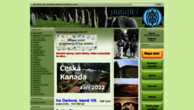 What Putujici.cz website looked like in 2022 (1 year ago)