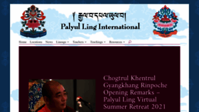 What Palyul.org website looked like in 2022 (1 year ago)