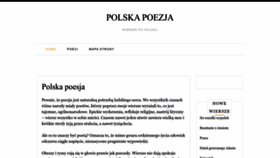 What Polska-poezja.com website looked like in 2022 (1 year ago)