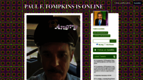 What Paulftompkins.com website looked like in 2022 (1 year ago)