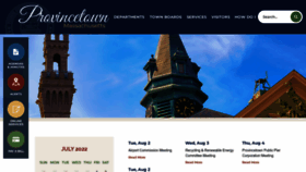 What Provincetown-ma.gov website looked like in 2022 (2 years ago)