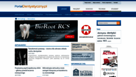 What Portaldentystyczny.pl website looked like in 2022 (1 year ago)