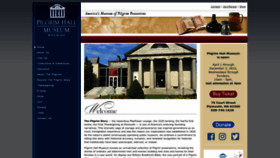 What Pilgrimhallmuseum.org website looked like in 2022 (1 year ago)