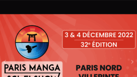 What Parismanga.fr website looked like in 2022 (1 year ago)
