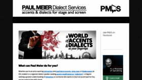 What Paulmeier.com website looked like in 2022 (2 years ago)