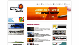 What Plataformatercersector.es website looked like in 2022 (1 year ago)