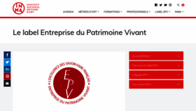What Patrimoine-vivant.com website looked like in 2022 (1 year ago)