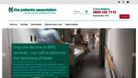 What Patients-association.org.uk website looked like in 2022 (1 year ago)