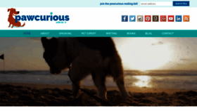 What Pawcurious.com website looked like in 2022 (1 year ago)