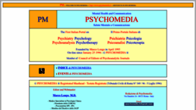 What Psychomedia.it website looked like in 2022 (1 year ago)