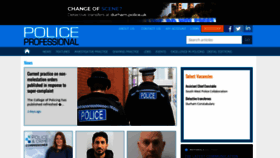 What Policeprofessional.com website looked like in 2022 (1 year ago)