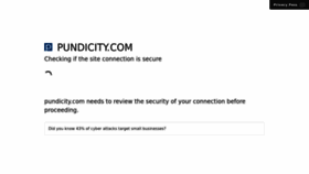 What Pundicity.com website looked like in 2022 (1 year ago)