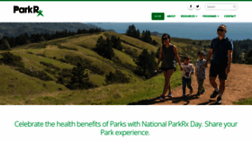 What Parkrx.org website looked like in 2022 (1 year ago)