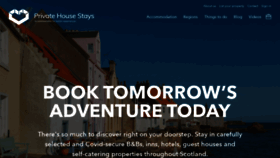 What Privatehousestays.com website looked like in 2022 (1 year ago)