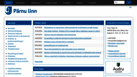 What Parnu.ee website looked like in 2022 (1 year ago)