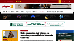 What Pagina3.com.br website looked like in 2022 (1 year ago)