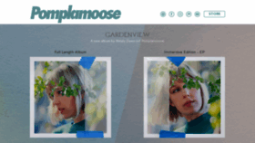 What Pomplamoose.com website looked like in 2022 (1 year ago)